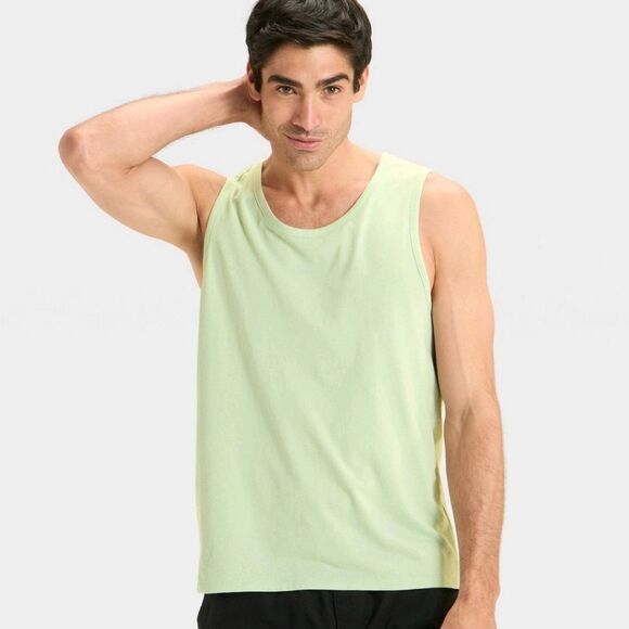 NWT Goodfellow & Co Mens Light Green Tank Top 2pk - Picture 5 of 7